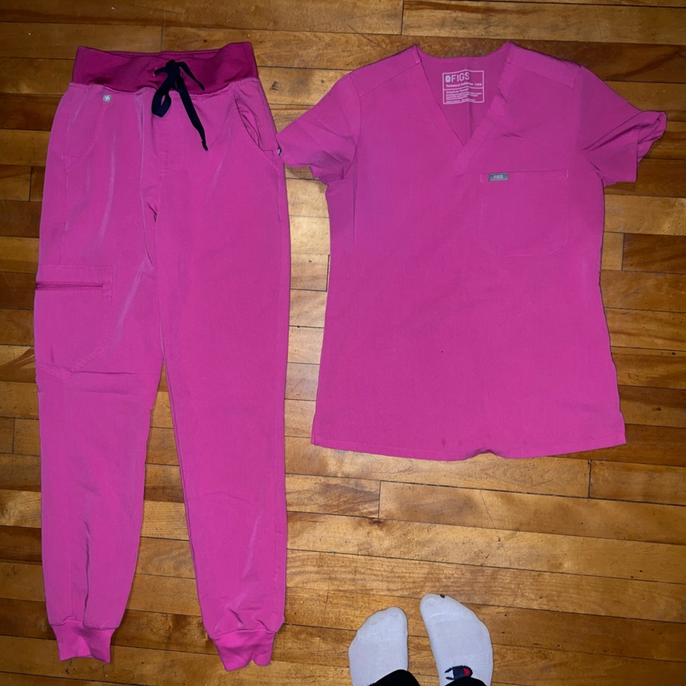 Figs electric orchid set xxs